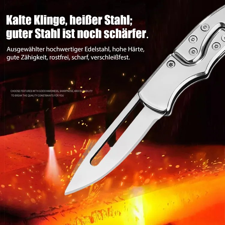 Outdoor Mini Ganzstahl-Klappmesser mechanisch