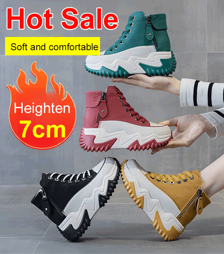 increased 7CM leather dad shoes