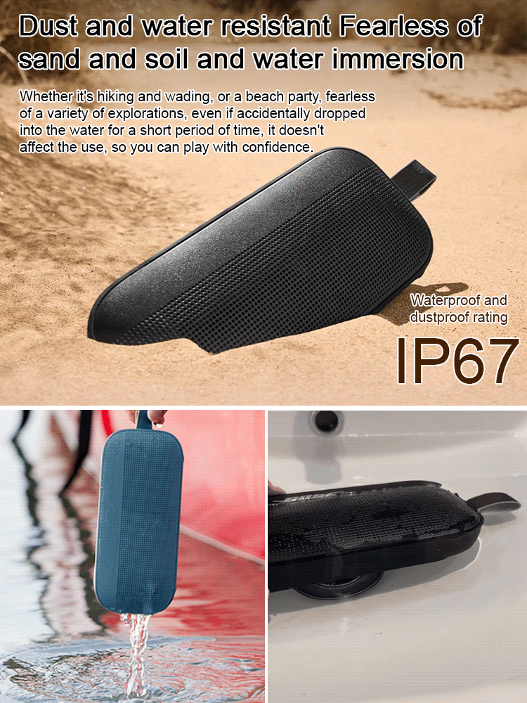 [Outstanding sound effects] Little Giant Bullet Bluetooth Portable Speaker