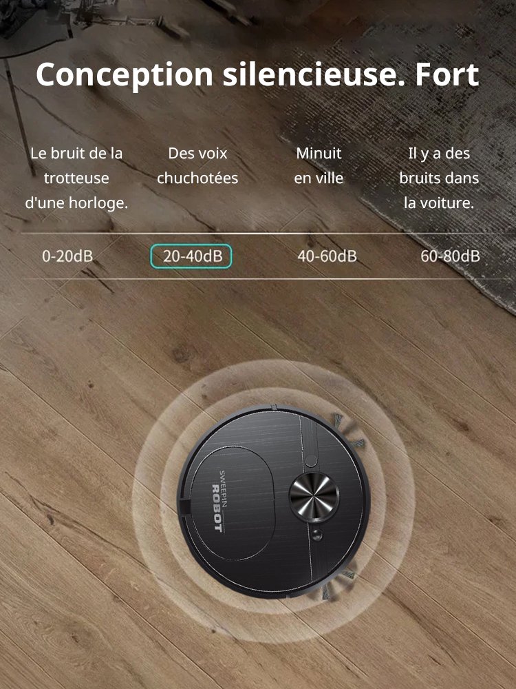 Fonctionnement simple et balayeuse puissante à autonomie de batterie