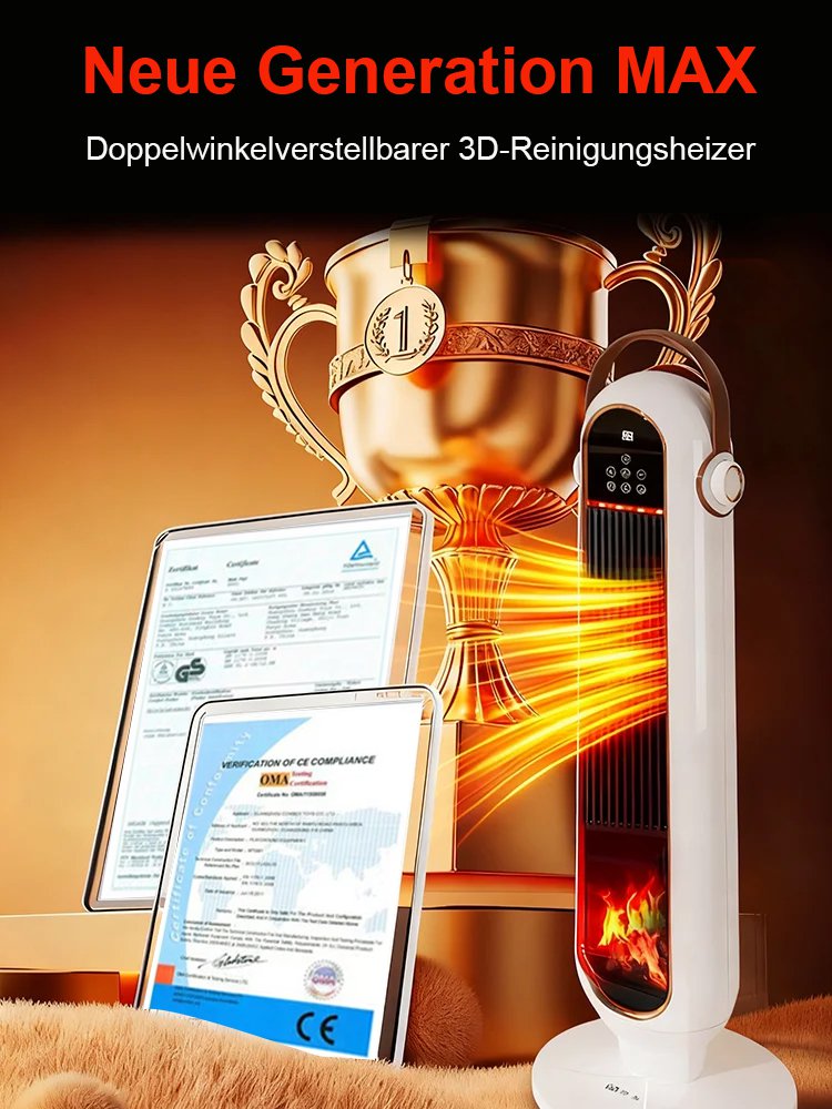 Schlafzimmer Stand-Heizlüfter mit intelligenter Steuerung