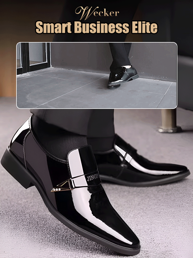 Glänzende Lederschuhe für Männer