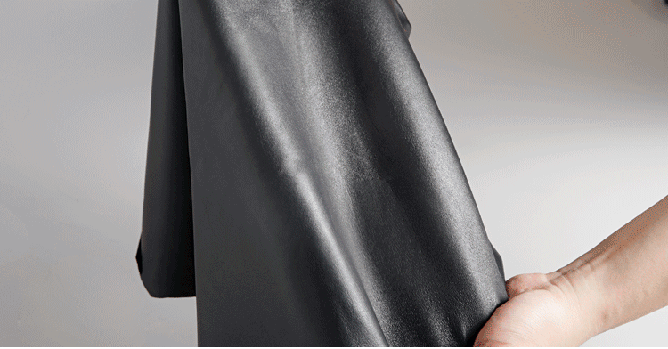 上質レザージャケットのポケット部分