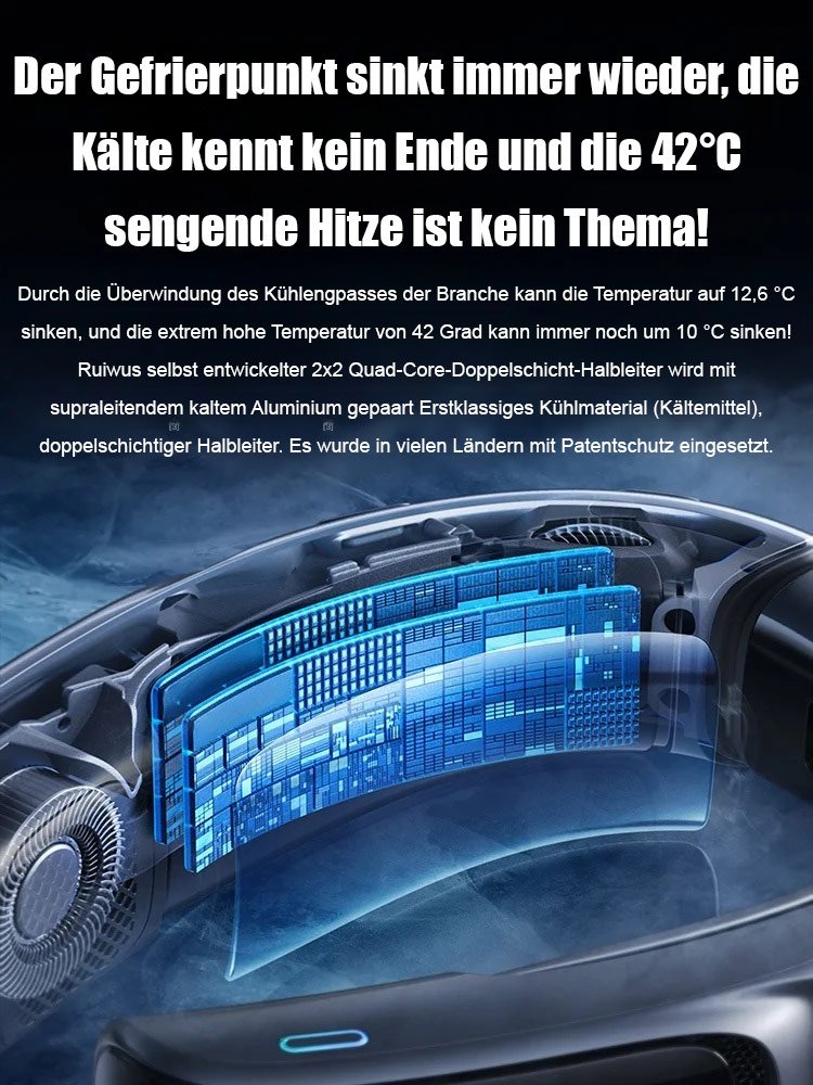 Wandernde Klimaanlage: Neuer hängender, faltbarer Ventilator