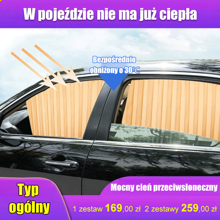 Zasłony przeciwsłoneczne do samochodu