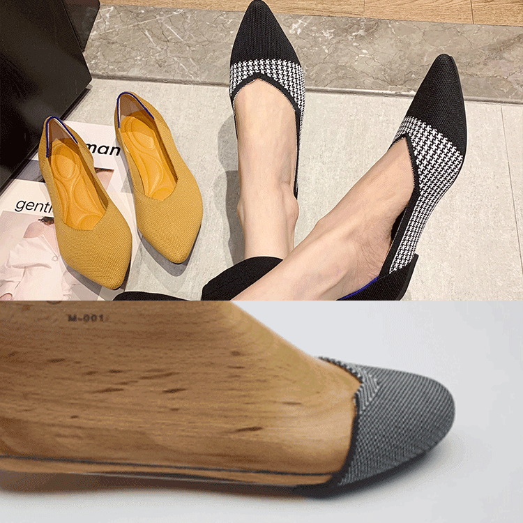 編み込みパンプス