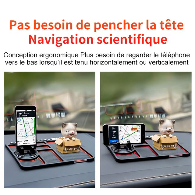 Porte - objets antidérapants pour voitures