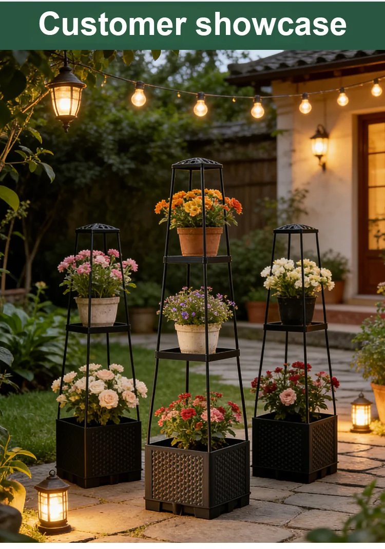 Durable garden planter box for backyard use