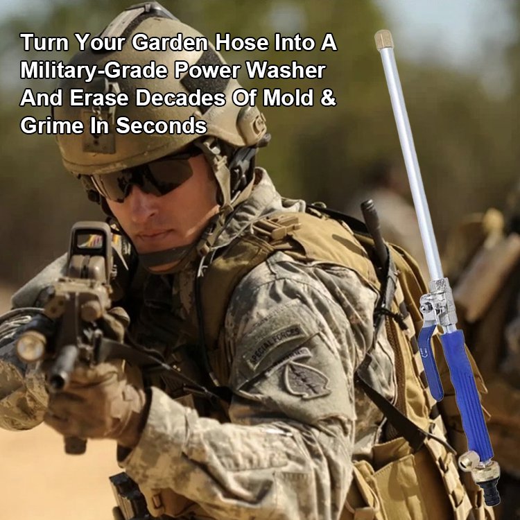 Military-grade high-pressure cleaning nozzle