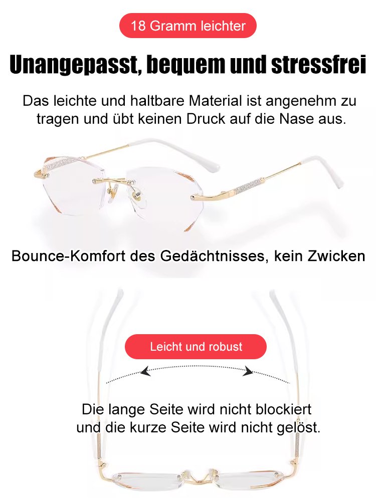 Ultraleichte Modebrille für Presbyopie