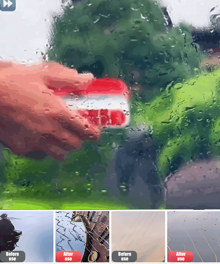 Powerful Decontamination Car Glass Oil Film Wipe