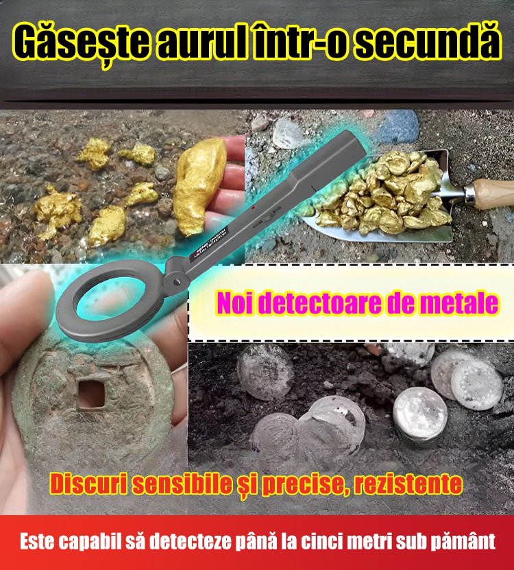 Detector de metale portabil de înaltă sensibilitate