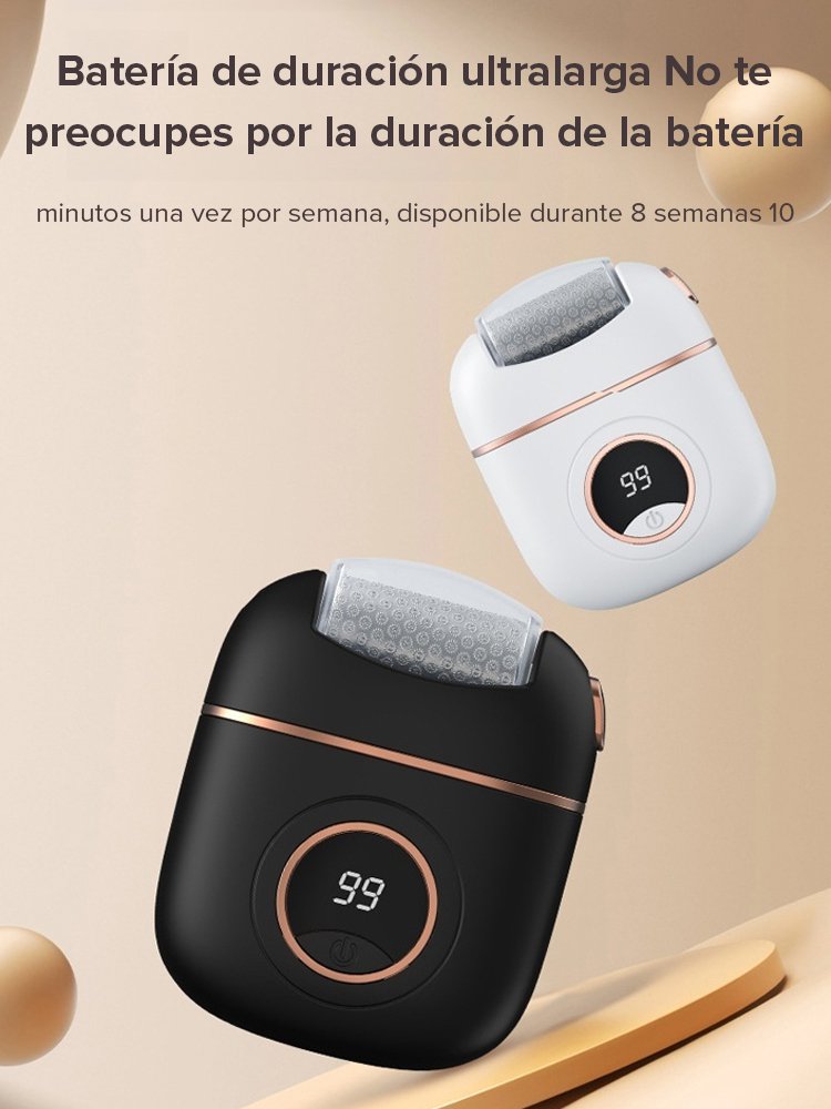 【Elimina la piel muerta en segundos】 Nuevo molinillo de pies eléctrico con pantalla digital