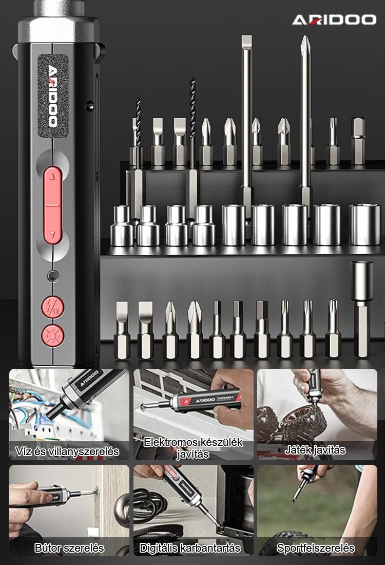 Többfunkciós és erős elektromos csavarhúzó