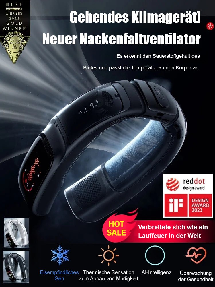 Wandernde Klimaanlage: Neuer hängender, faltbarer Ventilator