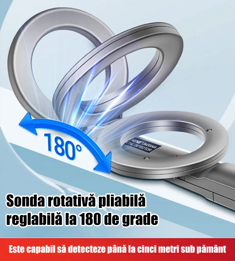 Detector de metale portabil de înaltă sensibilitate