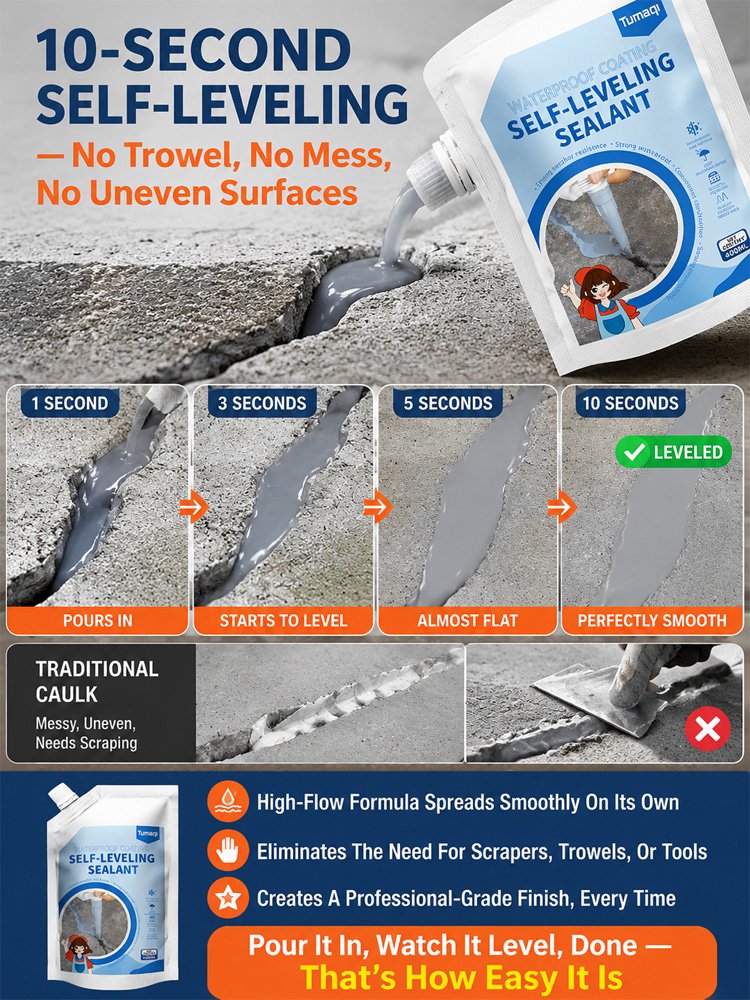 Save on labor costs: Repair-specific caulking adhesive