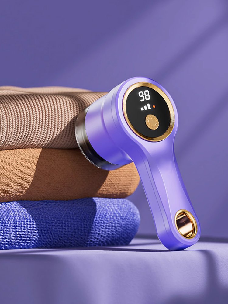 ディスプレイ搭載電動毛玉取り器