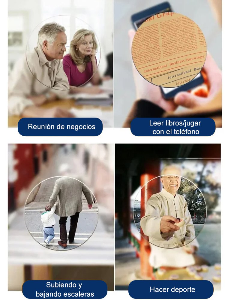 gafas de presbicia con zoom automático