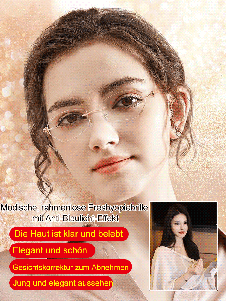 Ultraleichte Modebrille für Presbyopie