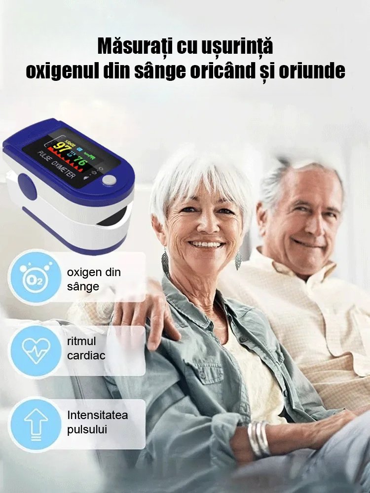 Monitor de uz casnic cu clemă pentru degete