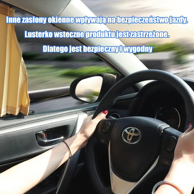 Zasłony przeciwsłoneczne do samochodu