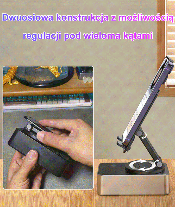 ?Gorąca wyprzedaż -50% zniżki?Głośnik Bluetooth Powerbank Uchwyt dla leniwych