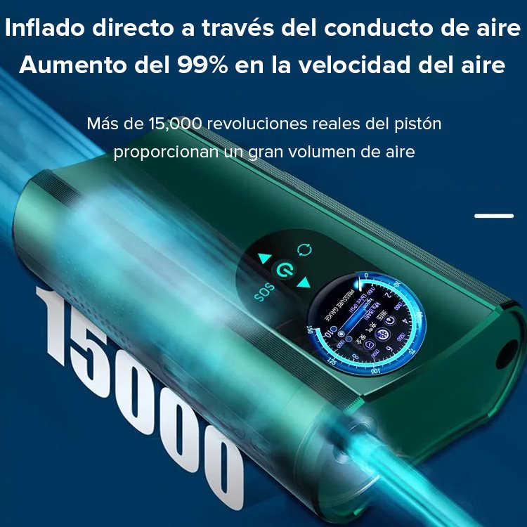 Bomba de aire portátil alemana con velocidad rápida