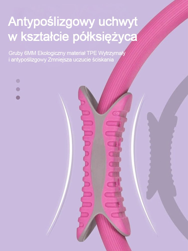 Wielofunkcyjny krąg do jogi i pilatesu na wzmocnienie nóg