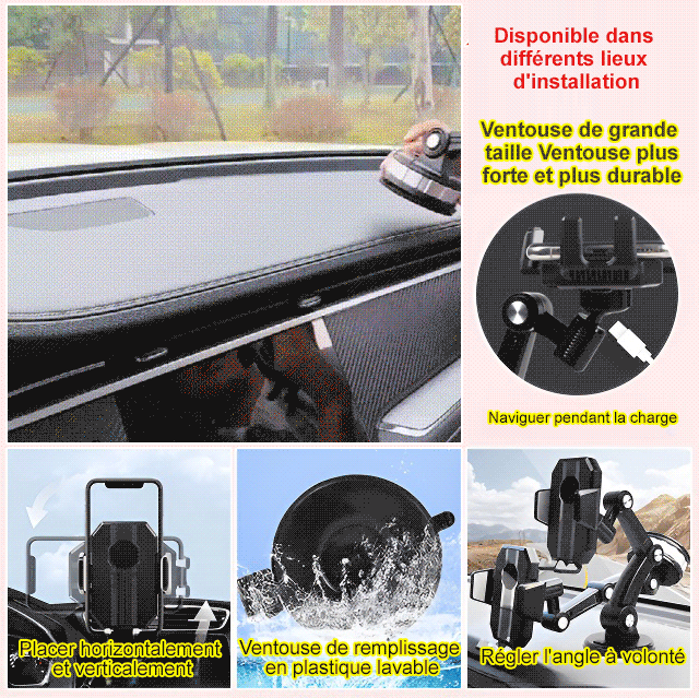 support de téléphone pour voiture