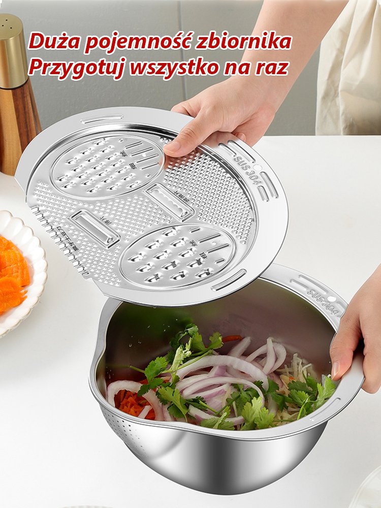 Wielofunkcyjna krajalnica do warzyw ze stali nierdzewnej