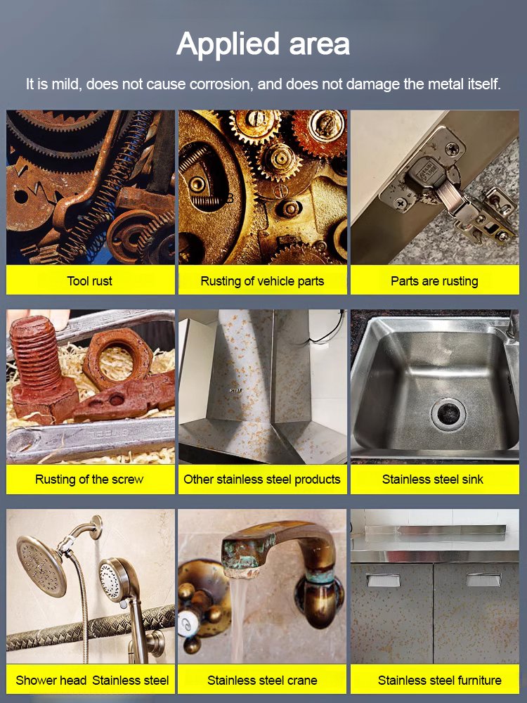 【Quick Rust Removal】Powerful Steel Rust Remover