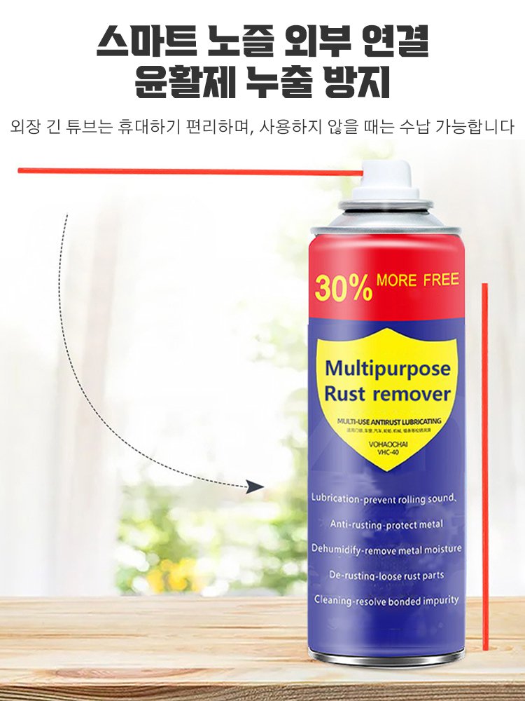 [녹제거+윤활+보호] 녹 제거 및 내마모 금속 윤활제