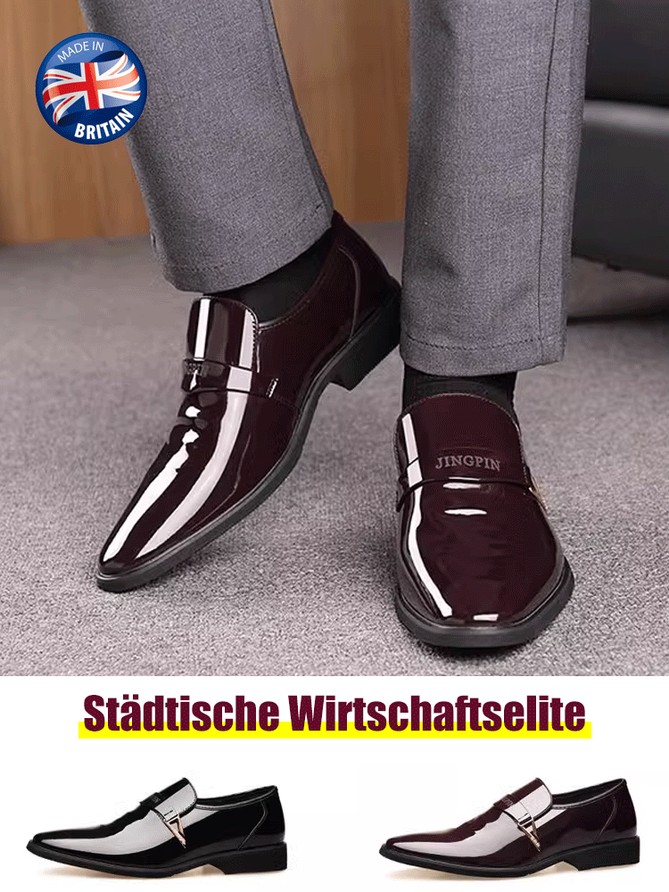 Glänzende Lederschuhe für Männer