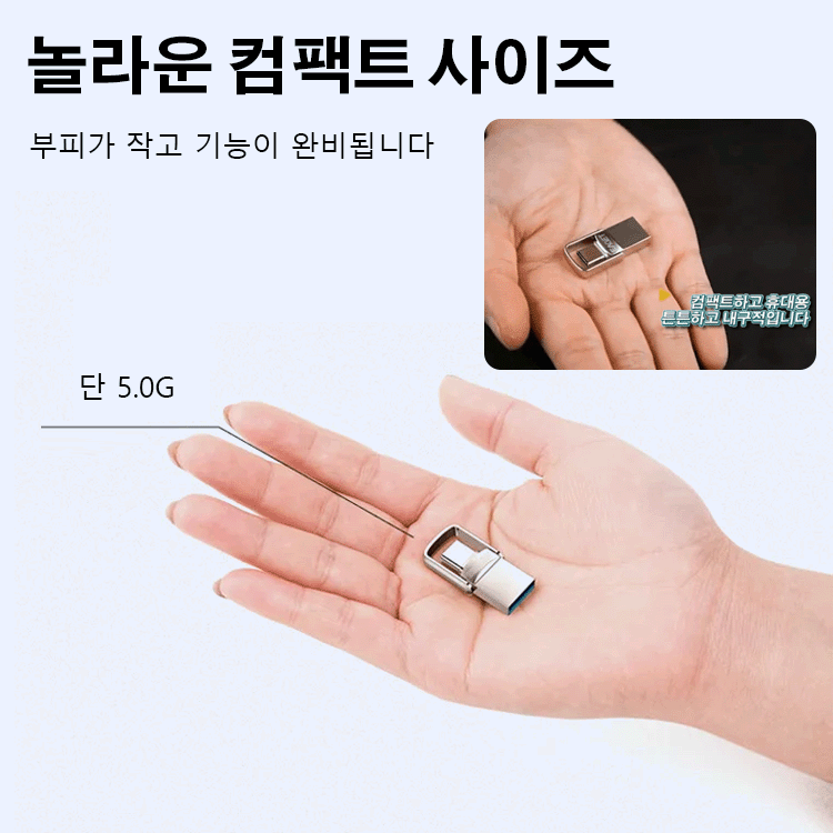 [2TB 업그레이드】고속 듀얼 포트 USB 플래시 디스크