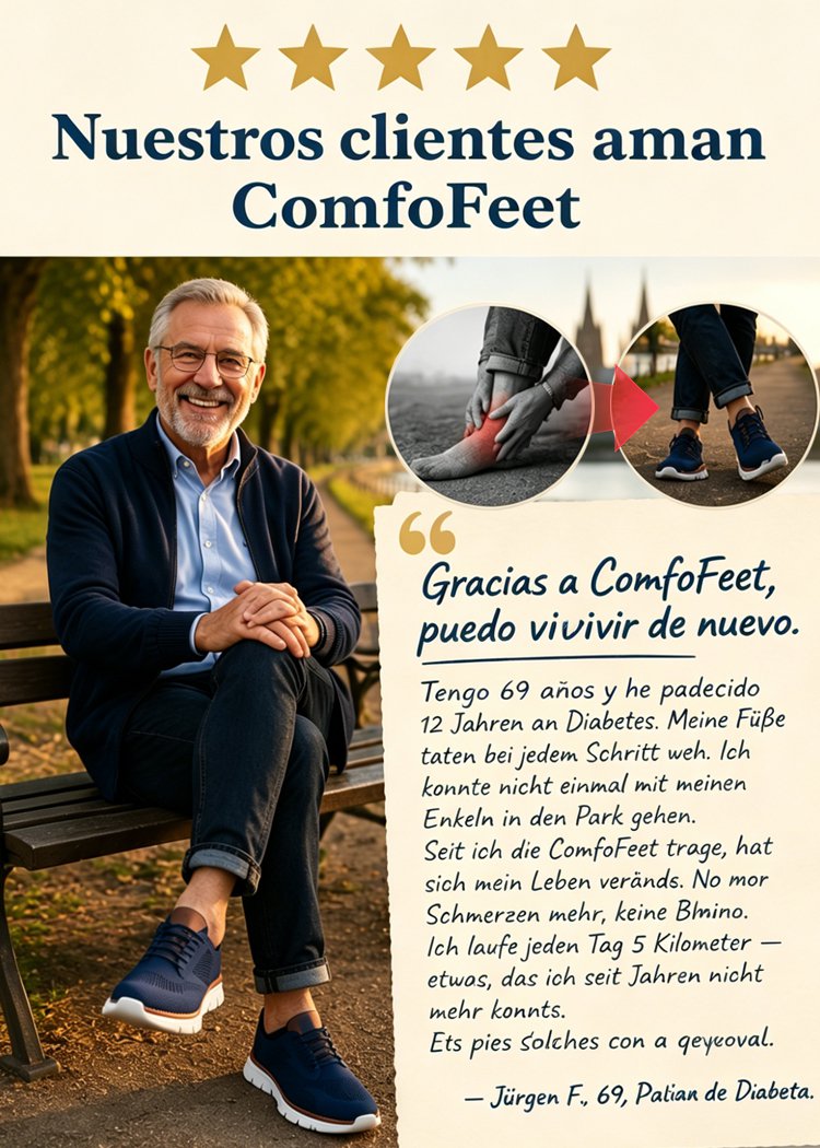 【Adiós al pie diabético】Zapatos ultra cómodos