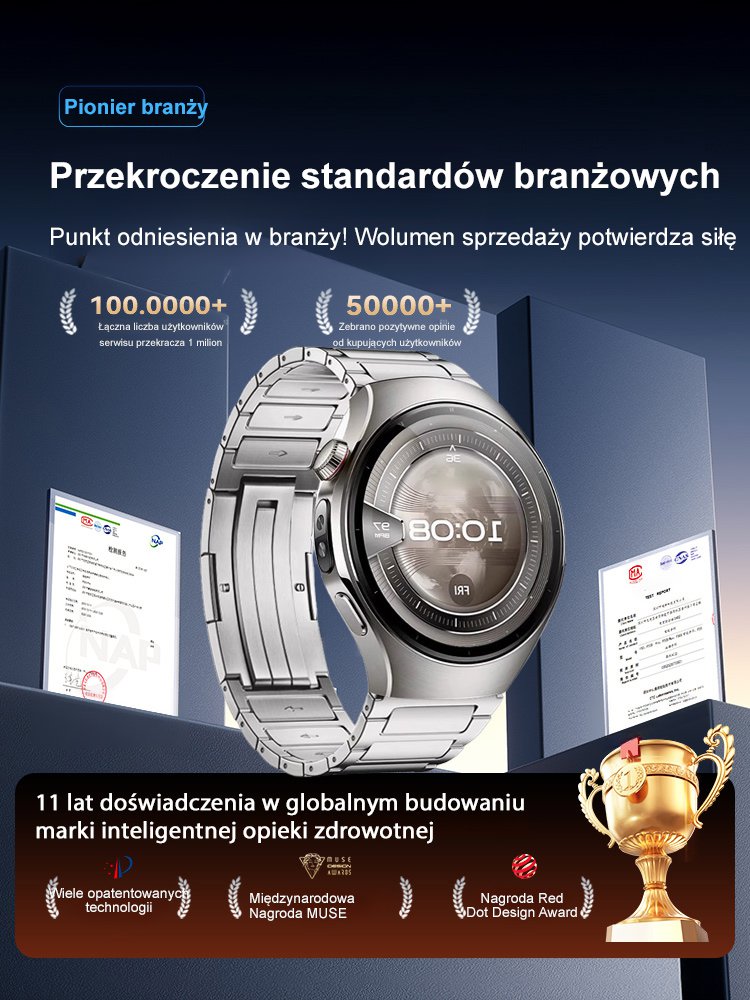Watch5 Inteligentny Zegarek Monitorujący