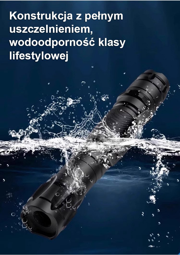 Wysokiej mocy dalekosiężny laserowy wskaźnik świetlny.