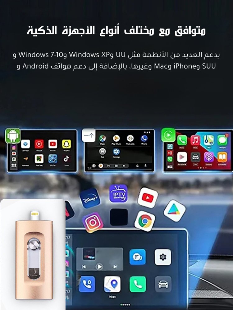 قرص صلب فلاش ذو ثلاث وظائف، عالي السرعة وسعة تخزين كبيرة