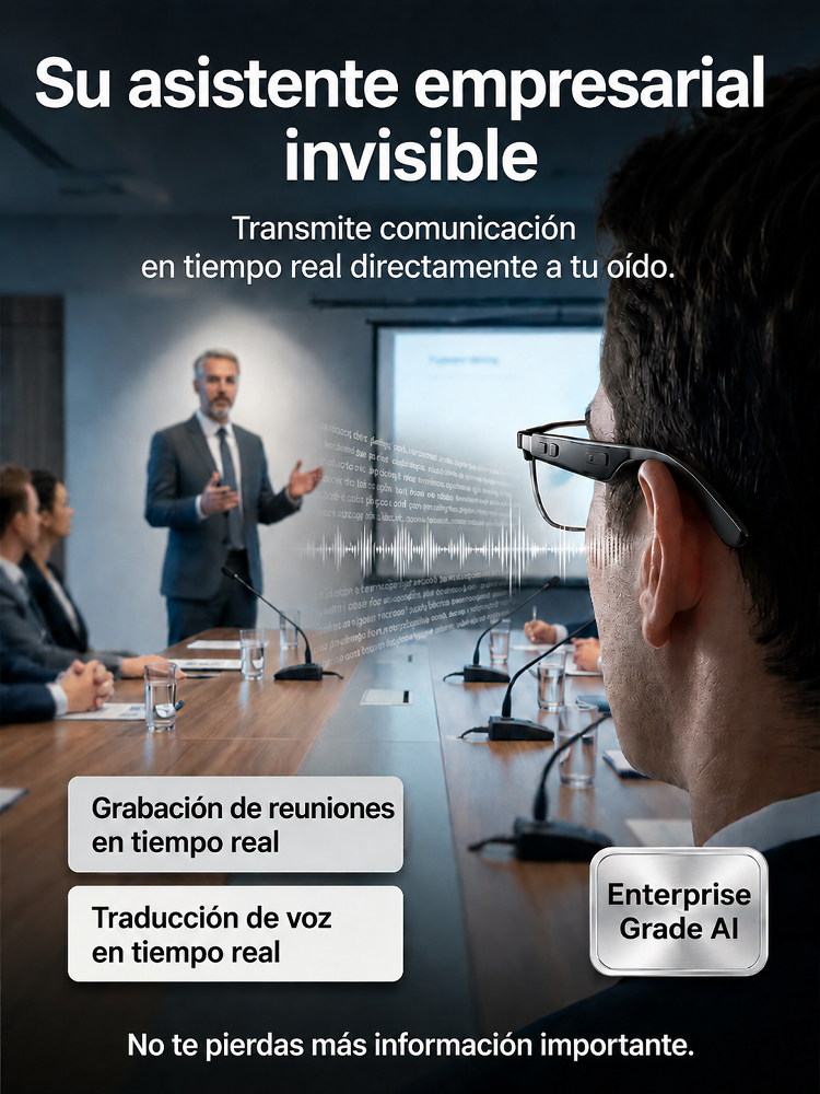Gafas inteligentes  con cambio de color control táctil y por voz
