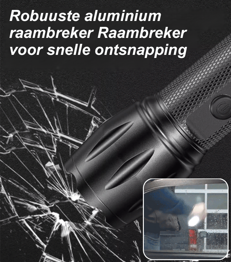 Dubbele boog zelfverdedigingszaklamp