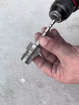 수도관 내부 나사 탭 오프너