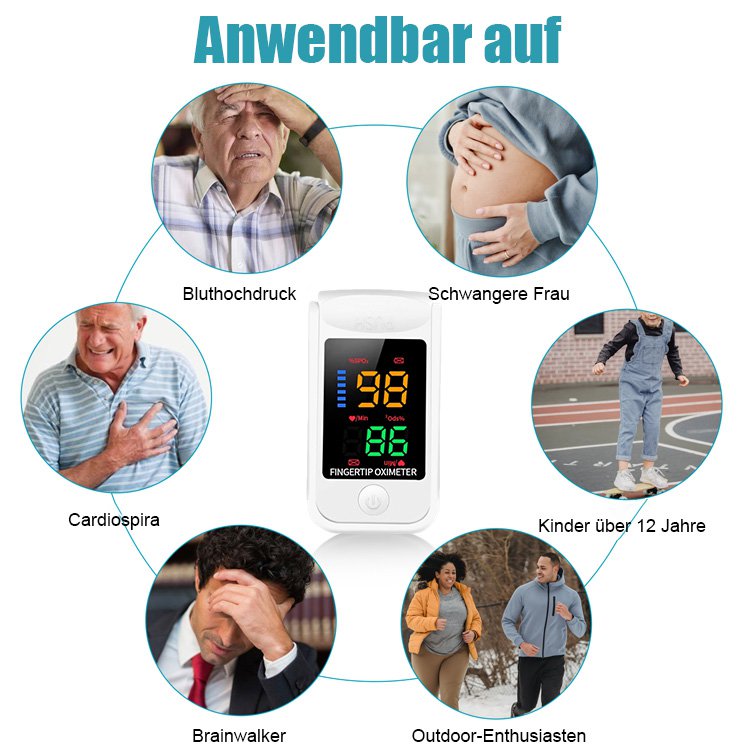 Oximeter Fingerclip Blutoximeter