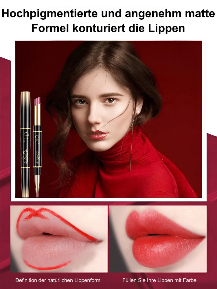 Set aus Lippenstiften und Liplinern 2 in 1