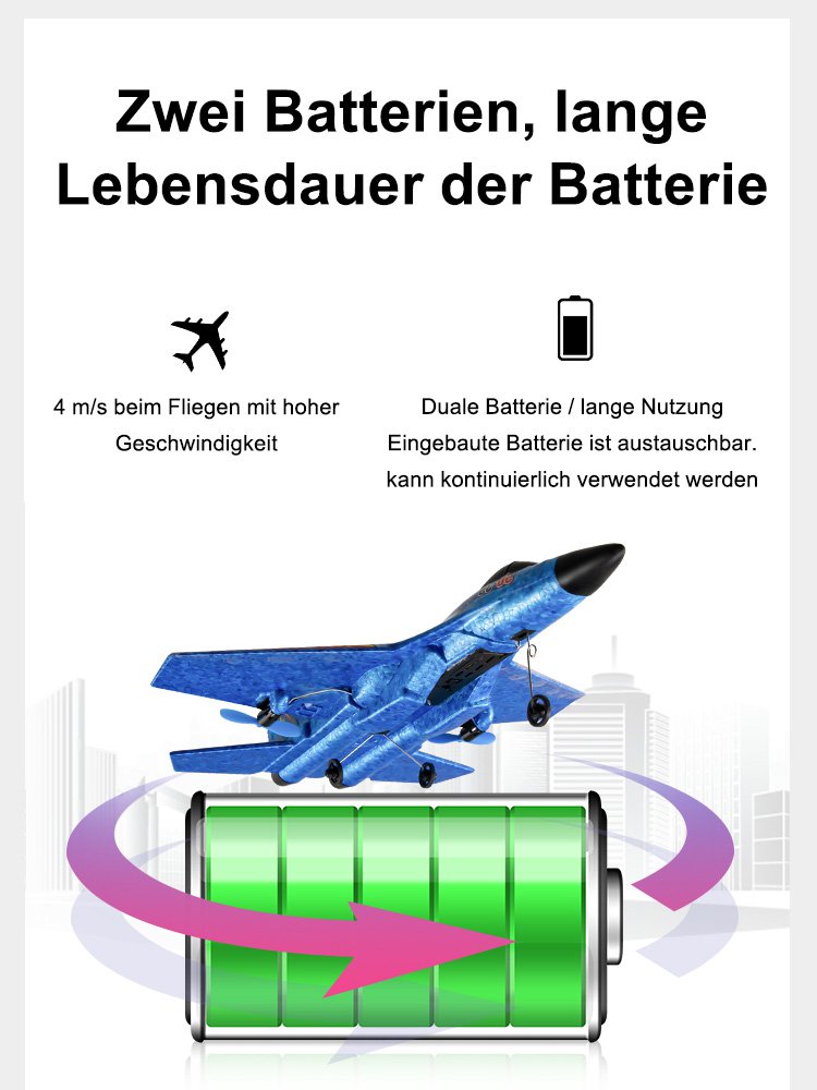 Wasserdichtes ferngesteuertes Flugzeug mit LED-Licht