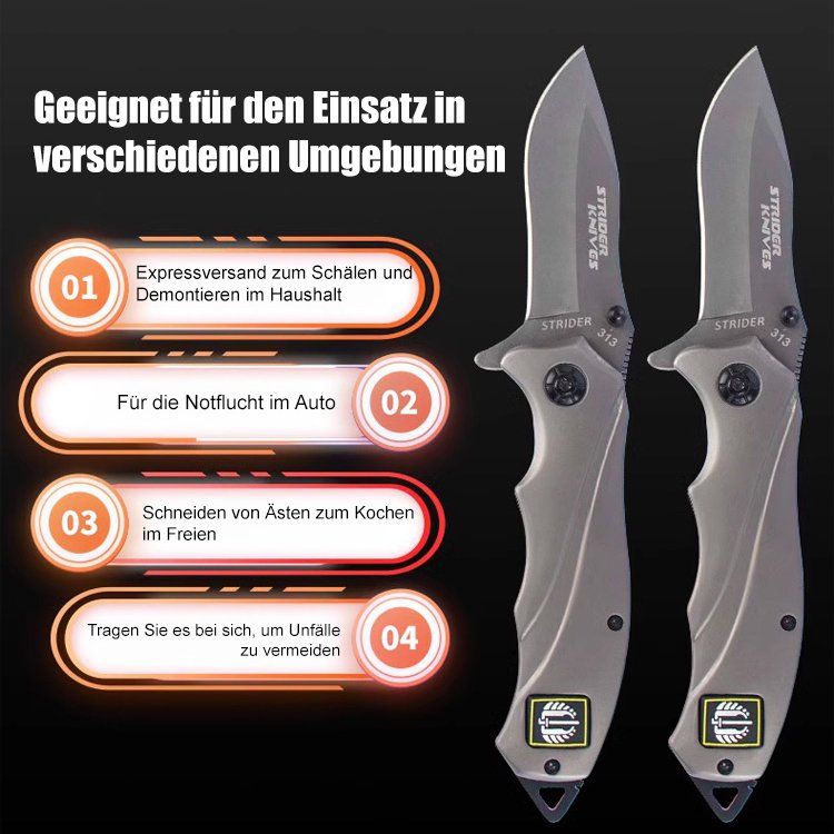 Outdoor Mini Ganzstahl-Klappmesser mechanisch