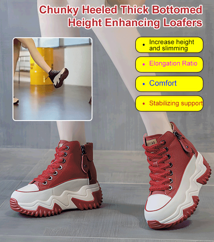 increased 7CM leather dad shoes