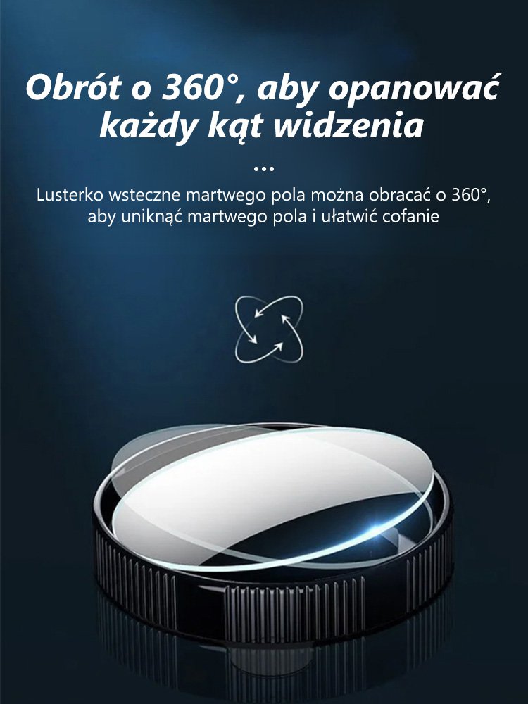 【Swobodnie przylegający, nie spadający】nano przyssawka próżniowa lusterko cofania