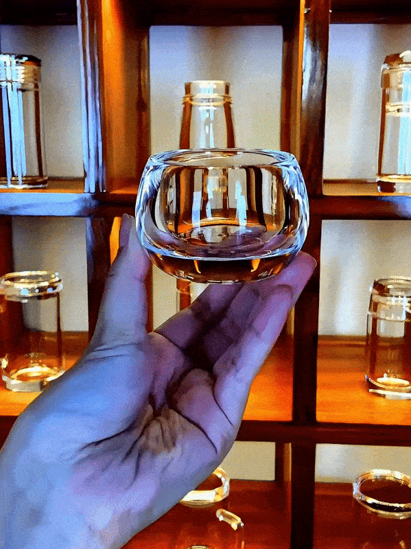 加厚無鉛高檔水晶扳指杯