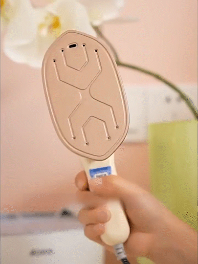 스팀 기능이 탑재된 휴대용 다리미